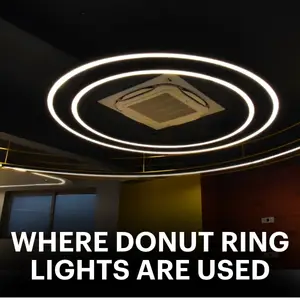 Where Donut Ring Lights are used